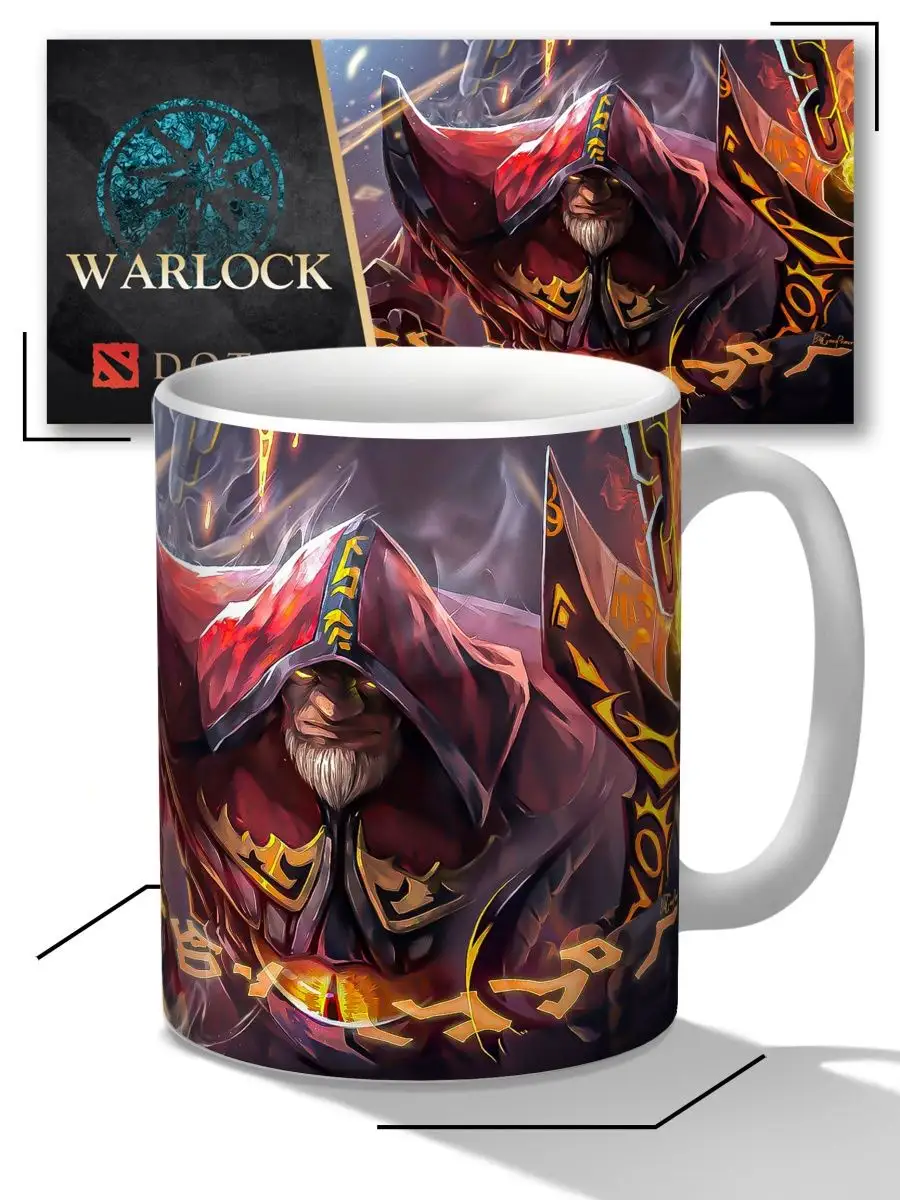 Кружка игра Дота 2 Dota 2 Warlock Варлок Чернокнижник Replika купить по  цене 139 300 сум в интернет-магазине Wildberries в Узбекистане | 165664498