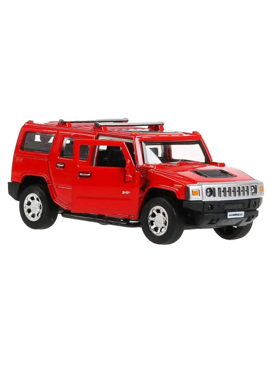 Модель машины Hummer H2, красная, инерционная HUM2-12-RD Технопарк купить  по цене 546 ₽ в интернет-магазине Wildberries | 165954457