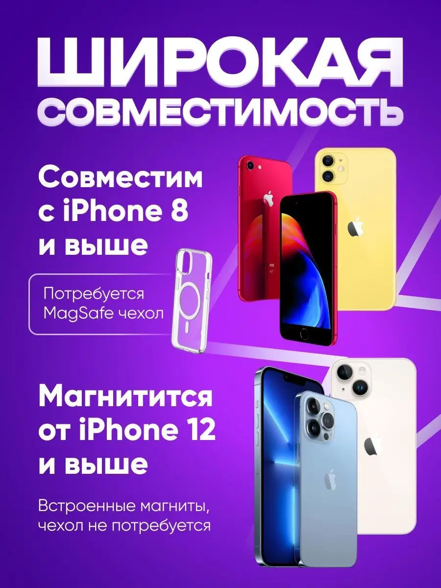 Чехол для iPhone XR Pro + Повербанк Magsafe аккумулятор