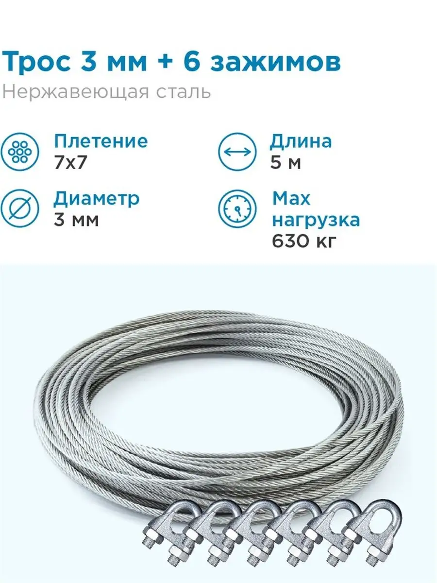 Трос Нержавейка 8 Мм Купить