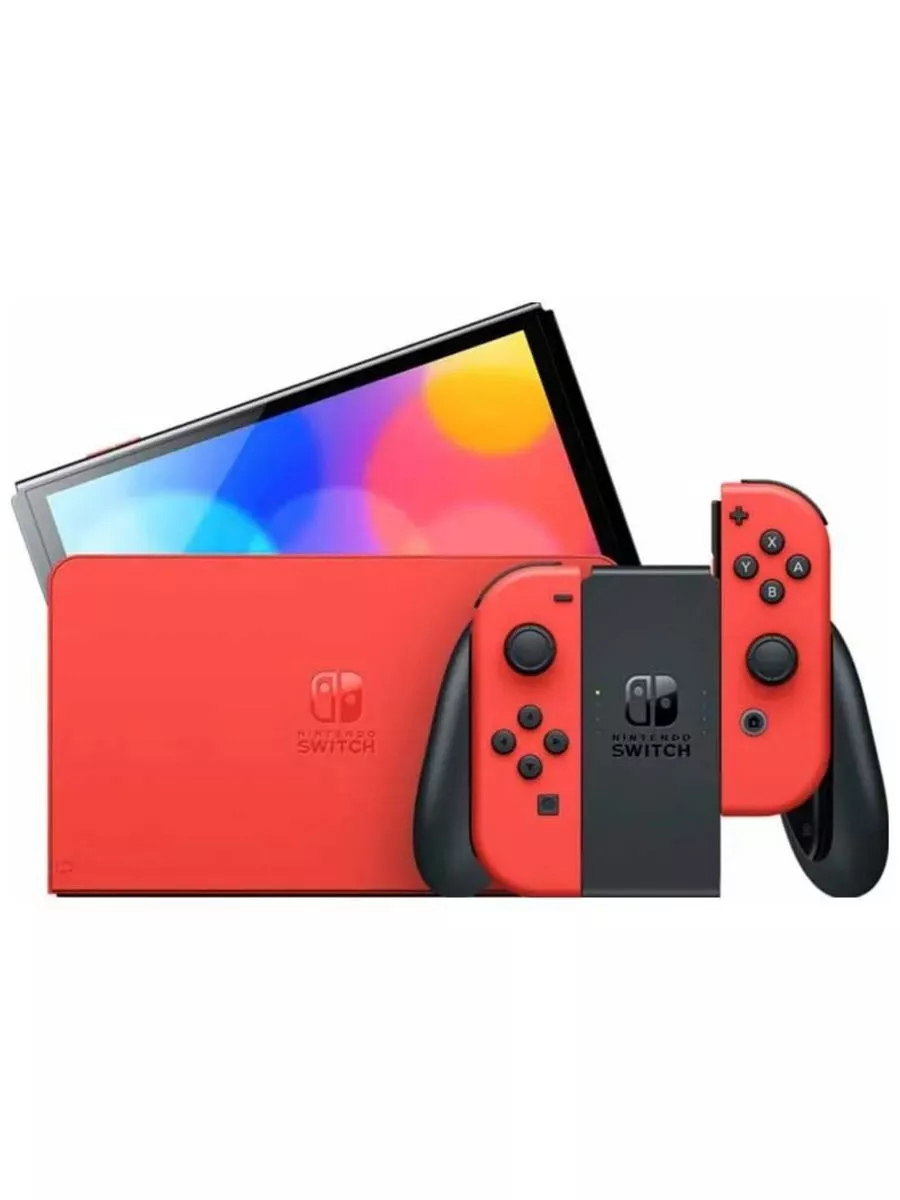 NINTENDO Игровая приставка Switch OLED-модель неоновый синий/красный