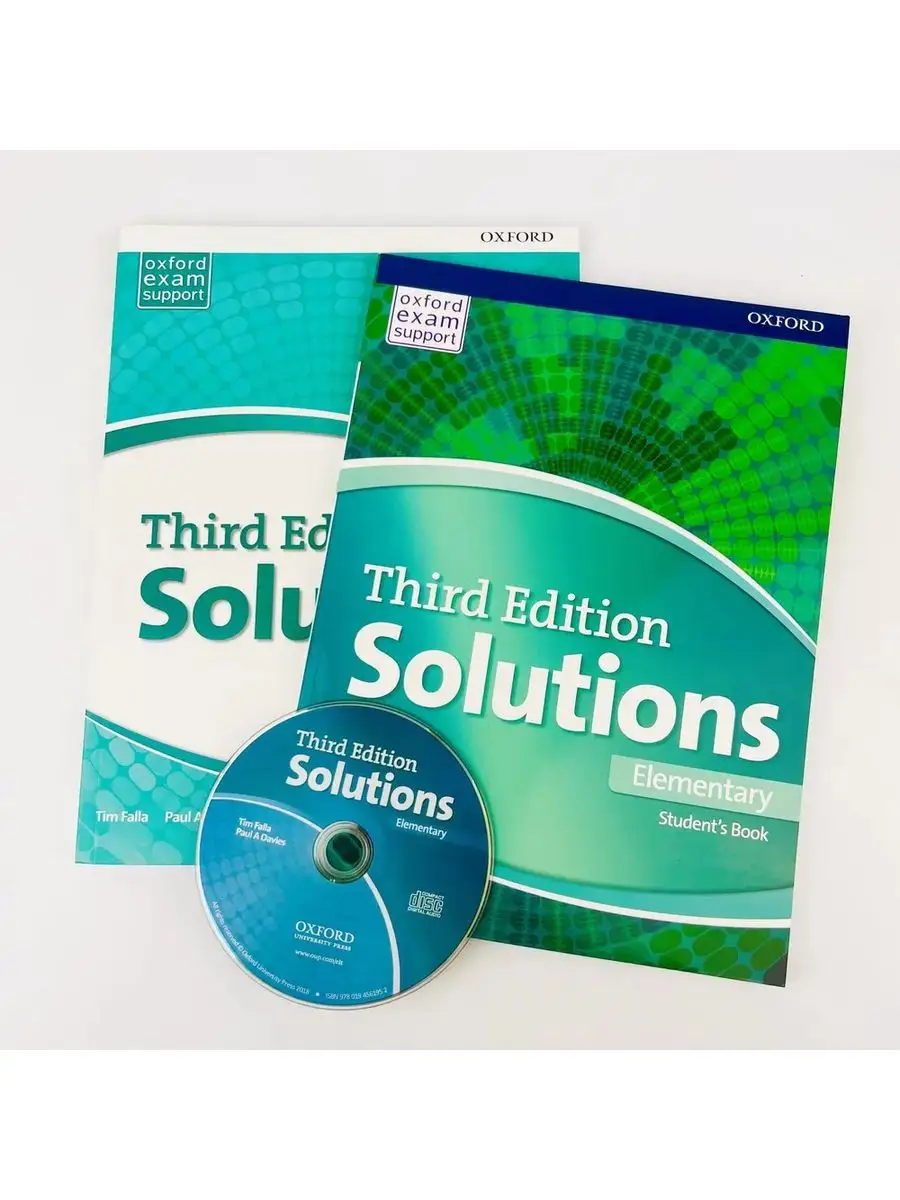 Solutions Elementary. Комплект (Students Book+Workbook+CD) Oxford купить по  цене 31,41 р. в интернет-магазине Wildberries в Беларуси | 166422840