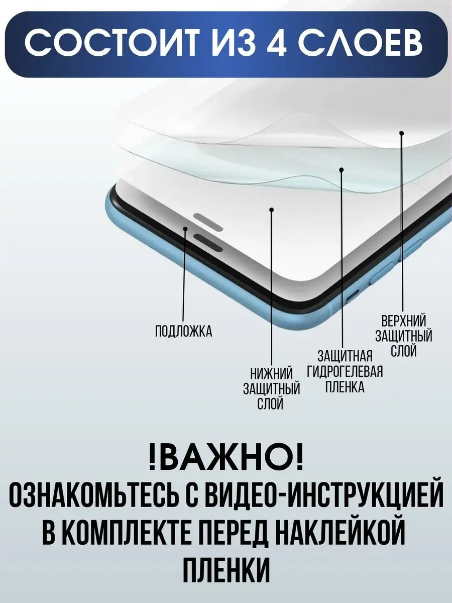 Защитная пленка Samsung Front Protection Film Z Fold5 для внешнего дисплея, 2 шт. прозрачный