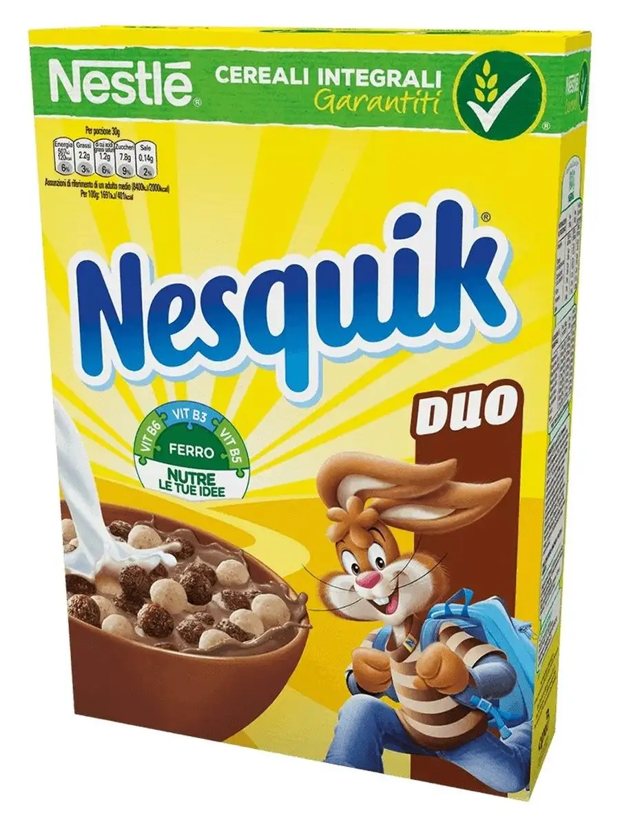 Хлопья готовый Сухой завтрак Шоколадные шарики 330 г Nesquik купить по цене  647 ₽ в интернет-магазине Wildberries | 167305935