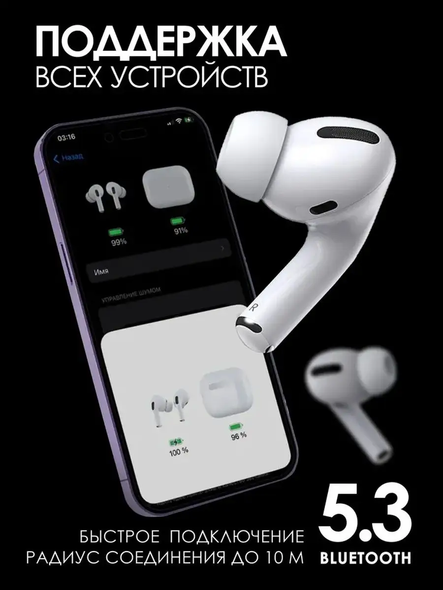 Somon Наушники беспроводные AirPods Pro TWS