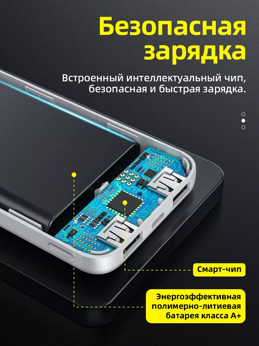 Пауэрбанк для телефона, power bank 10000