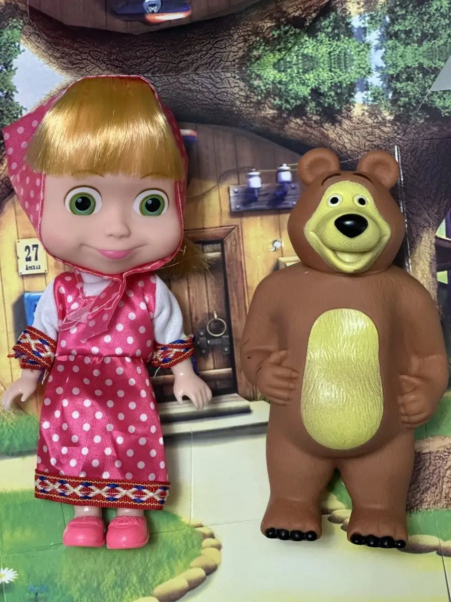 1BabyToys Игрушка Маша и Медведь Кукла