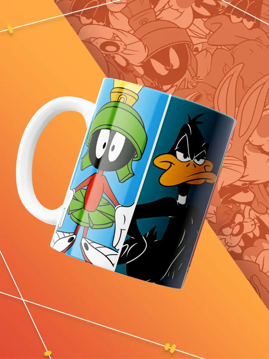 Кружка Луни Тюнз Looney Tunes Марсианин Даффи Дак Твити Каждому Своё  Exclusive купить по цене 389 ₽ в интернет-магазине Wildberries | 168598127