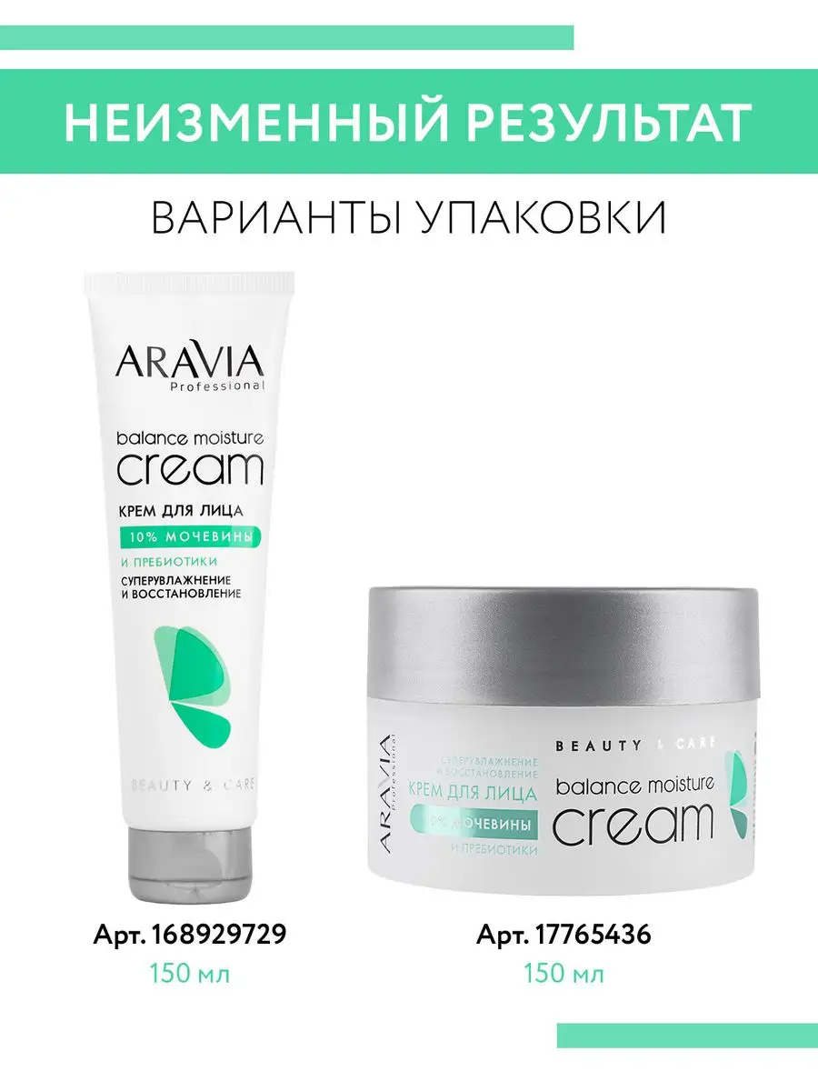 Aravia professional крем для лица суперувлажнение. Крема на основе мочевины в составе.