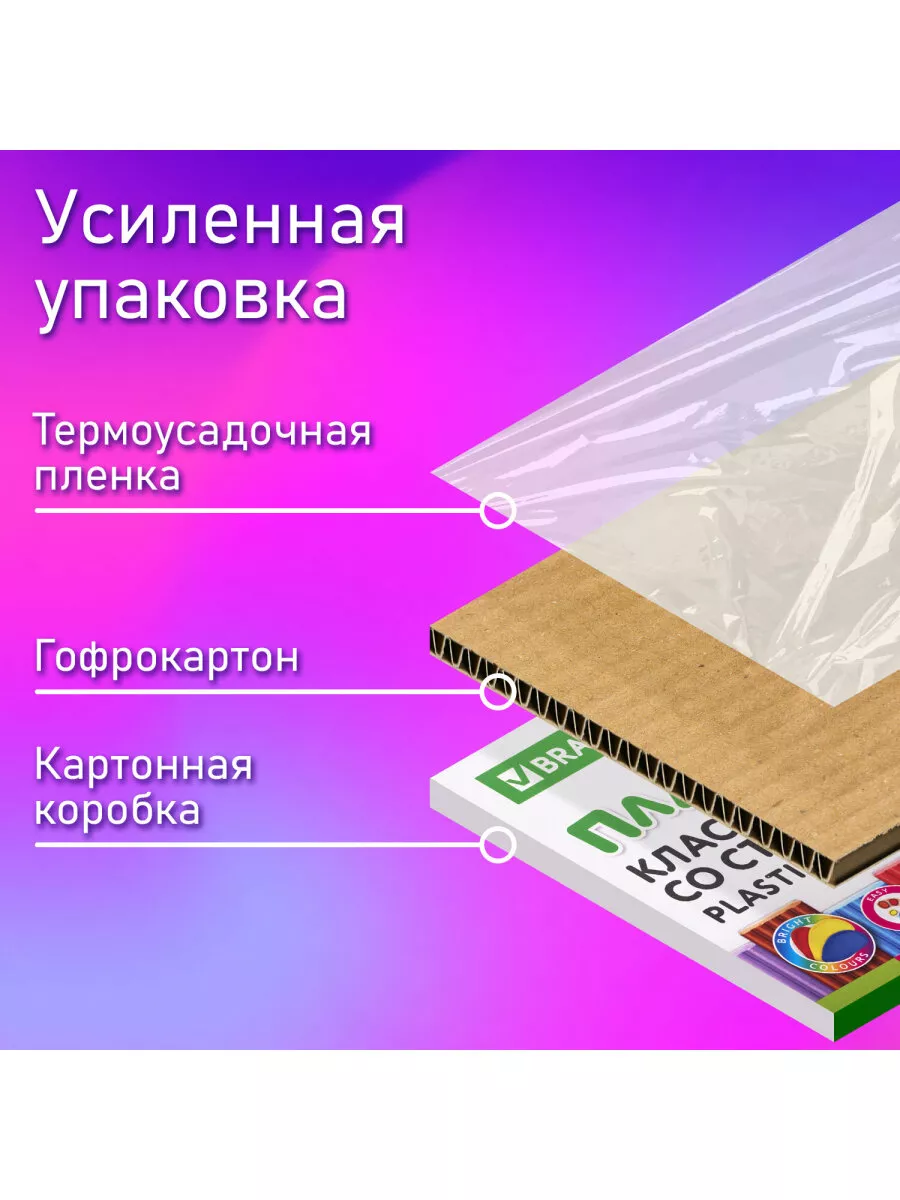 Пластилин для лепки детский классический 36 цветов со стеком Brauberg  купить по цене 425 ₽ в интернет-магазине Wildberries | 169066307