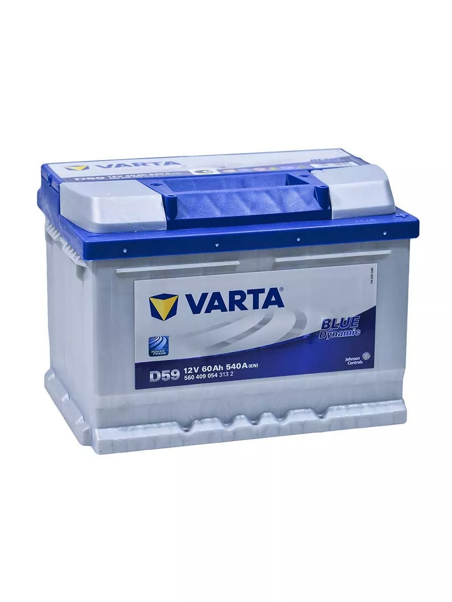 Аккумулятор Blue D59 60 Ач 540A обратная R+ низкий Varta купить по цене 10  834 ₽ в интернет-магазине Wildberries | 169816254