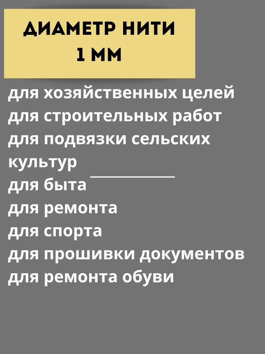 Набор ниток нитки универсальные капроновые