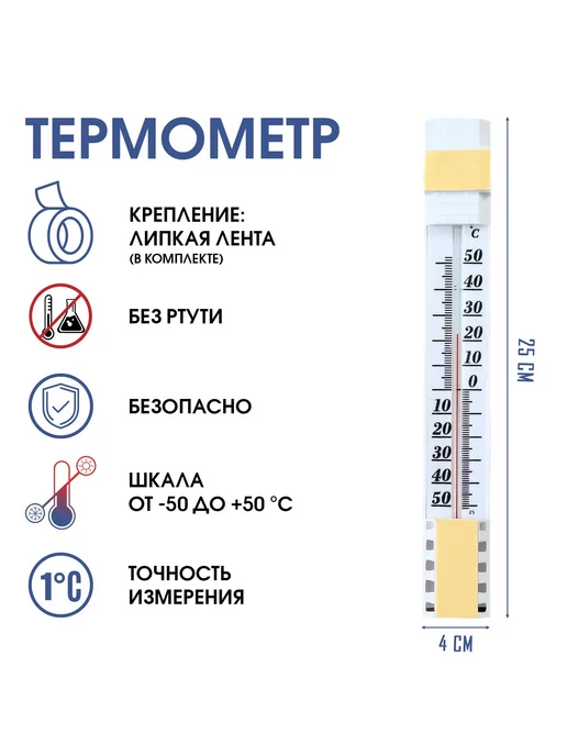 TAKE IT EASY Термометр оконный