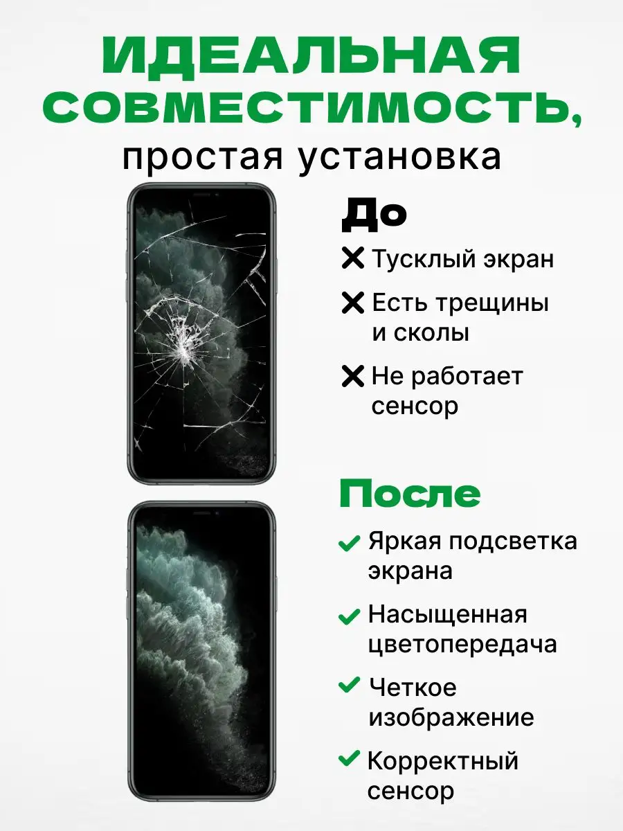 Дисплей Apple iPhone 11 с тачскрином для мобильного ЗЕТТОН купить по цене 1  488 ₽ в интернет-магазине Wildberries | 170513600