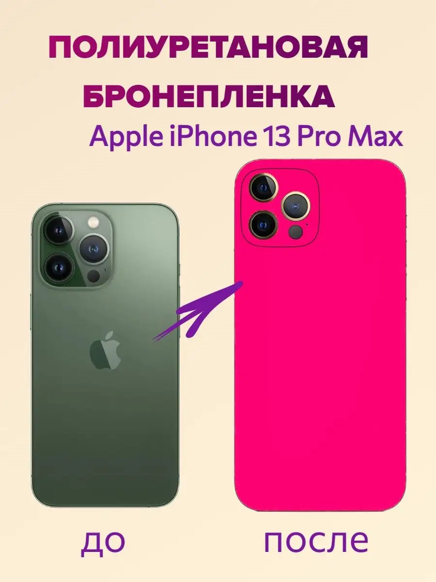 AKSDiadem Полиуретановая броня на заднюю крышку iPhone 13 Pro Max