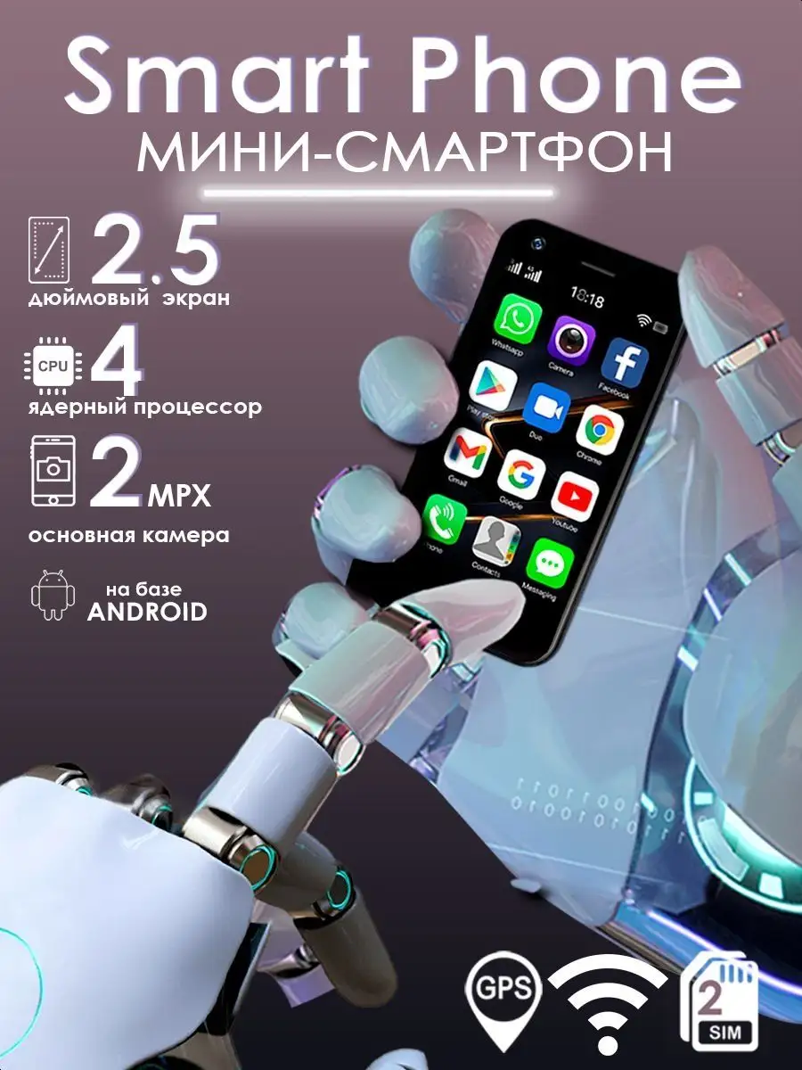 Мини смартфон маленький телефон Mini Smart Android phone World of Gadget  купить по цене 451 500 сум в интернет-магазине Wildberries в Узбекистане |  170662778