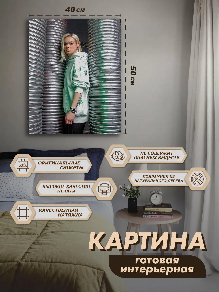 Кира медведева сейчас после проекта MustArt Картина на холсте c подрамником,Кира Медведева,40x50