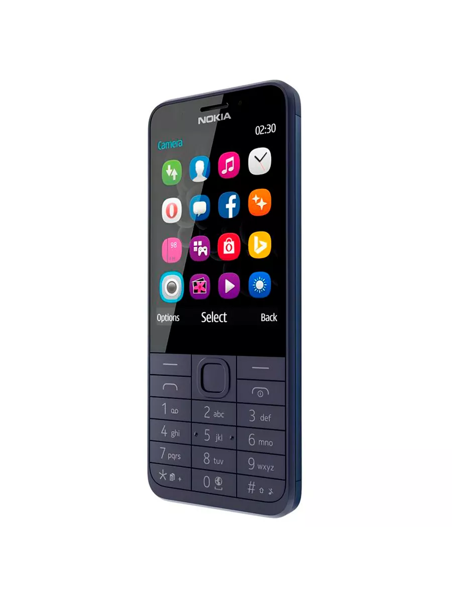 Nokia Мобильный Телефон 230 RM-1172 DS, Темно-Синий