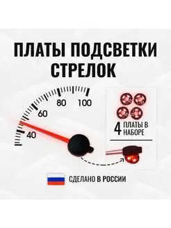 Стрелки на приборной панели.