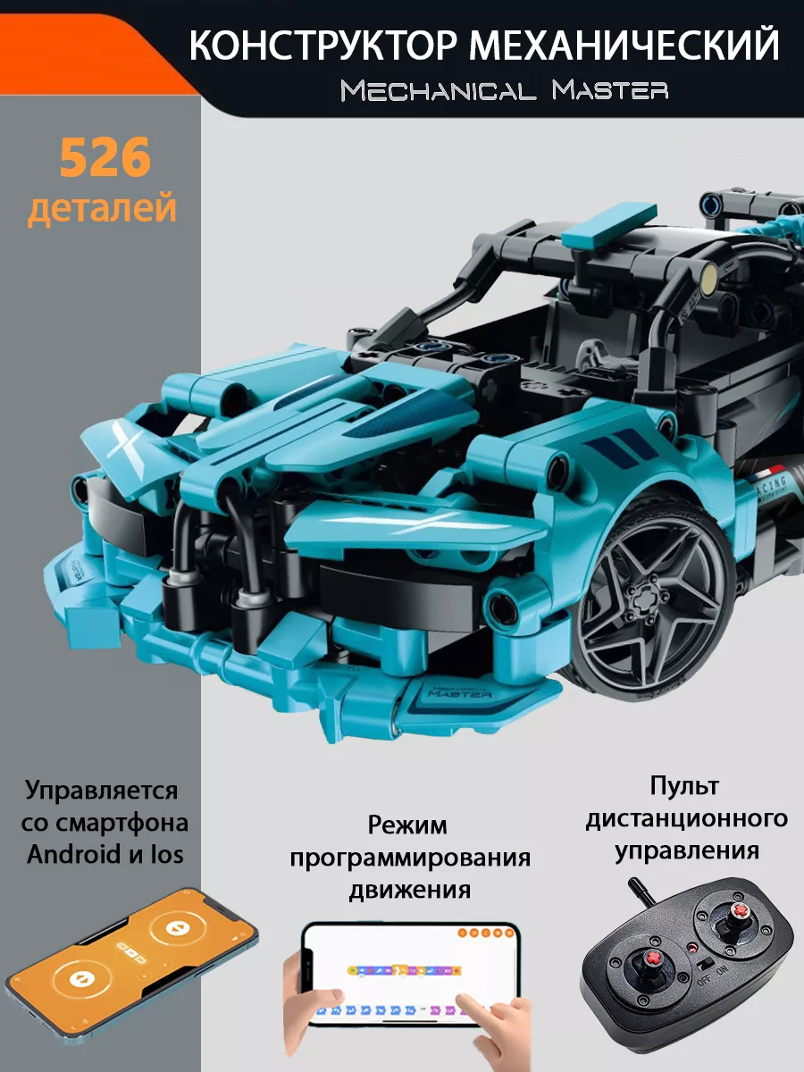 LEGO Конструктор спортивная машина Аналог LE GO