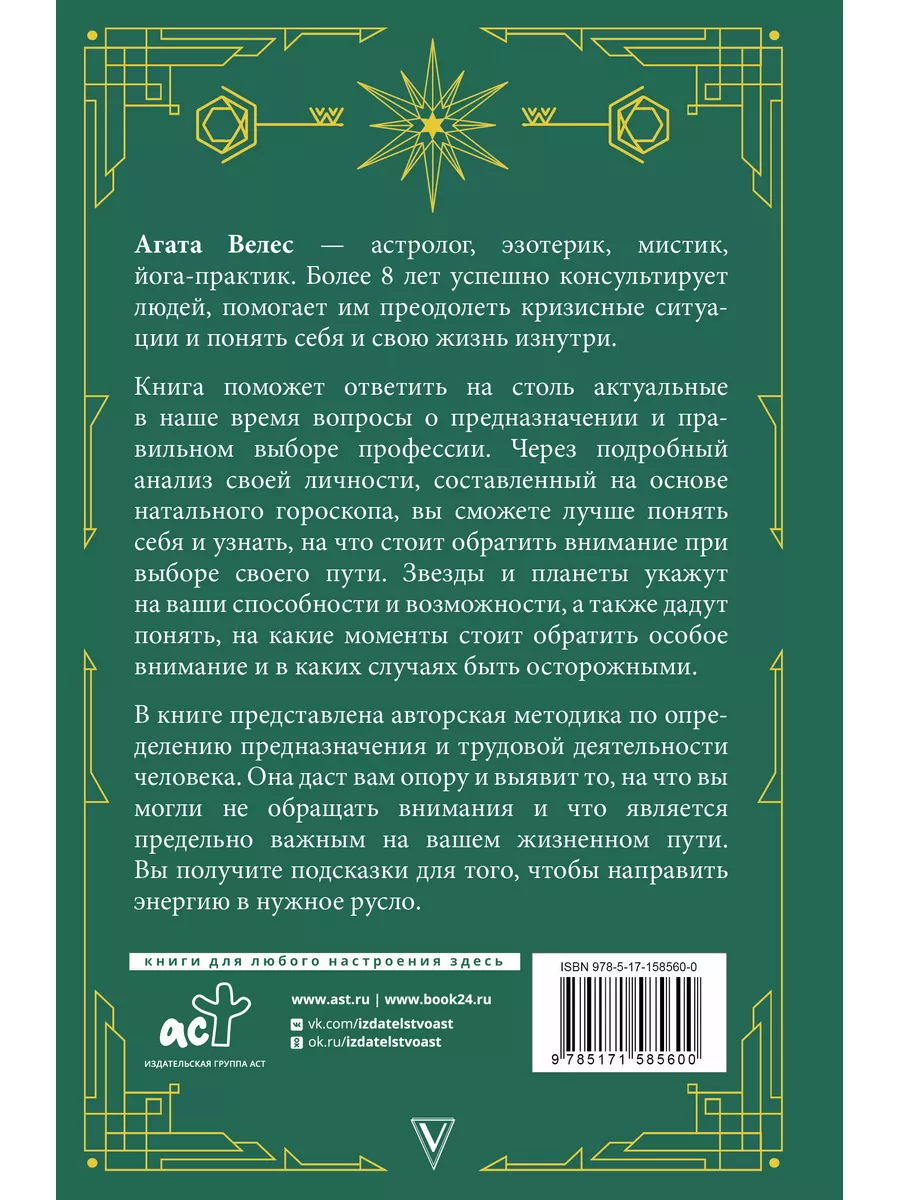 Натальный гороскоп поиск своего дела и предназначения Издательство АСТ  купить по цене 661 ₽ в интернет-магазине Wildberries | 171678842