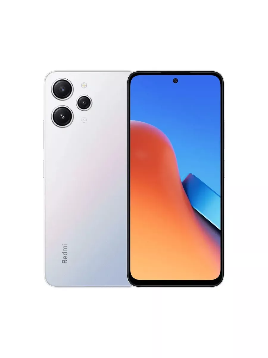 Смартфон Redmi 12 серебристый 8+256GB