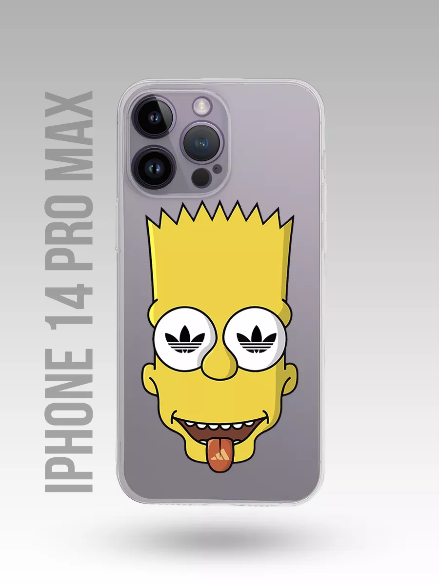 Чехол на Iphone 14 Pro Max Симпсоны Барт Гомер The Simpsons Nuobi my Style  купить по цене 479 ₽ в интернет-магазине Wildberries | 172406908