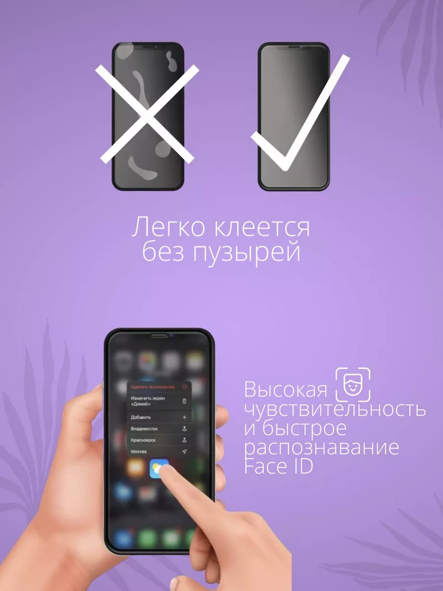 Phone house Защитное стекло Антишпион iPhone 13 Pro Max,айфон 14 Plus