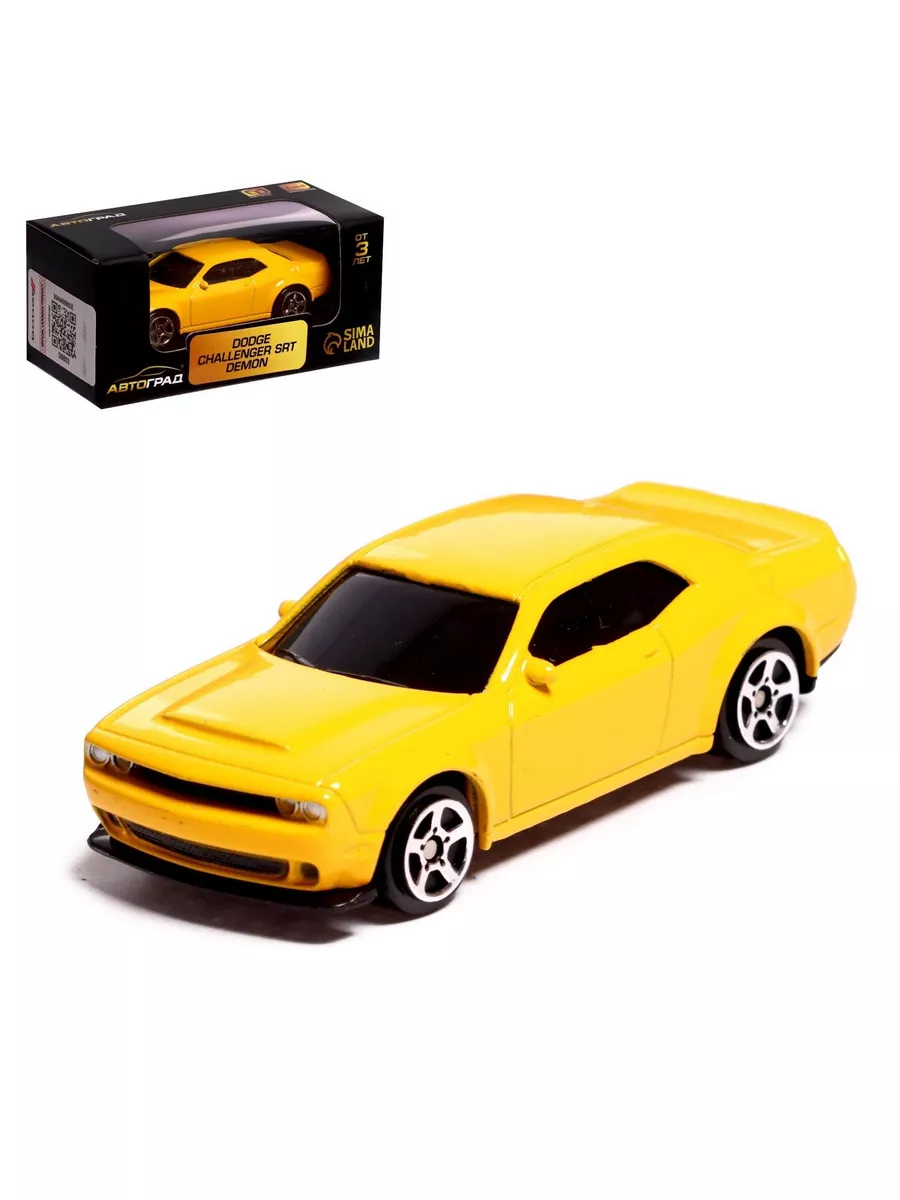 Машина металлическая DODGE CHALLENGER SRT DEMON, 1 64 Mila_Toys купить по  цене 427 ₽ в интернет-магазине Wildberries | 172826220