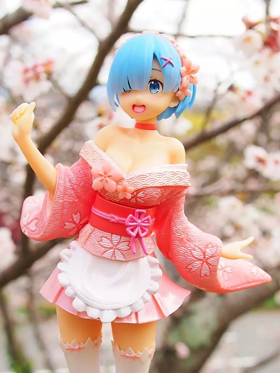 Action figure-toy Фигурка аниме Ре Зеро Рем (Re Zero Rem Ram) Monster  Motions