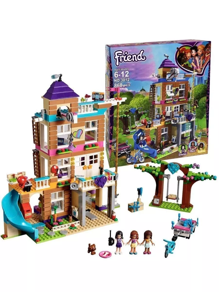 Конструктор Friends Френдс Дом Дружбы LEGO купить по цене 1 549 ₽ в  интернет-магазине Wildberries | 173697829