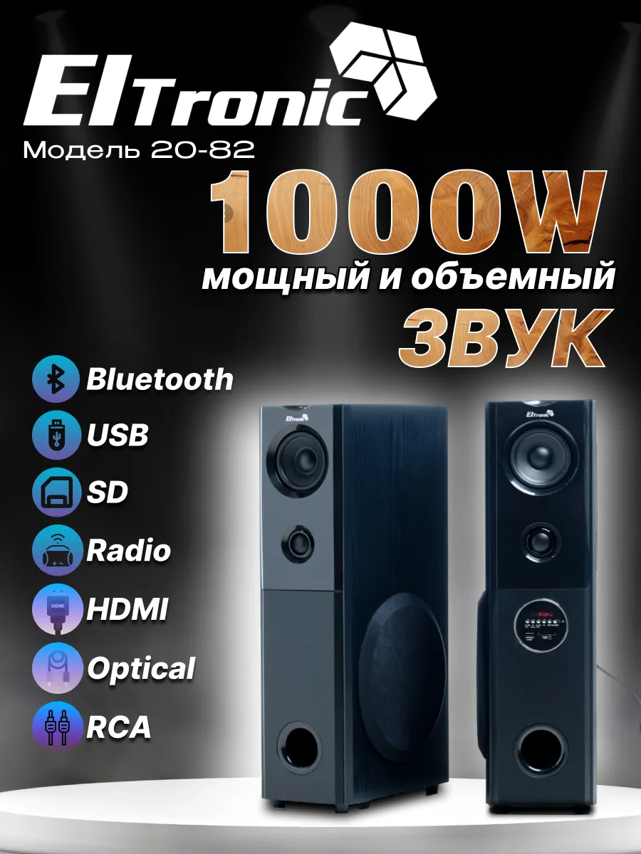 Колонка 20-82 Home Sound ELTRONIC купить по цене 591,92 р. в  интернет-магазине Wildberries в Беларуси | 173817905