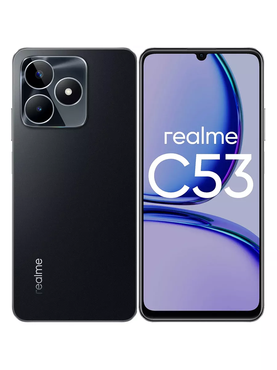 Смартфон С53 (RMX3760) 6 128 Gb, глубокий черный Realme купить по цене  346,86 р. в интернет-магазине Wildberries в Беларуси | 174014181