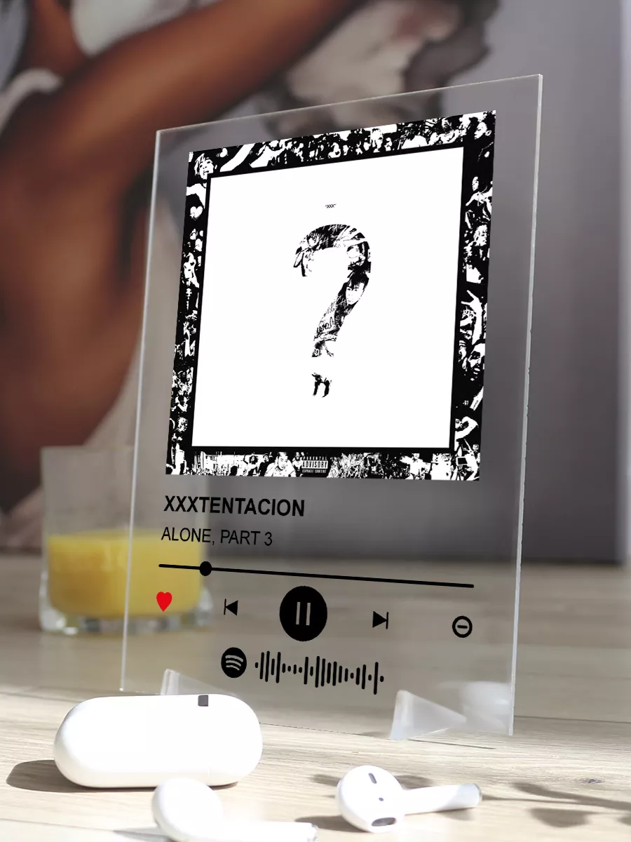 Постер XXXTENTACION. Карточки XXXTENTACION - alone part 3 Arthata-spotify  постер Спотифай постер купить по цене 480 ₽ в интернет-магазине Wildberries  | 174420018