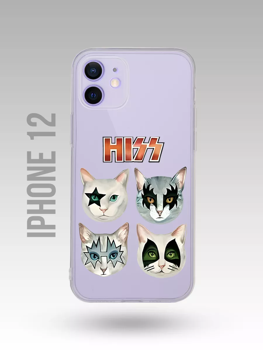 Чехол на Iphone 12 Рок группа Kiss Кисс Коты Стэнли Nuobi my Style купить  по цене 300 ₽ в интернет-магазине Wildberries | 174428717