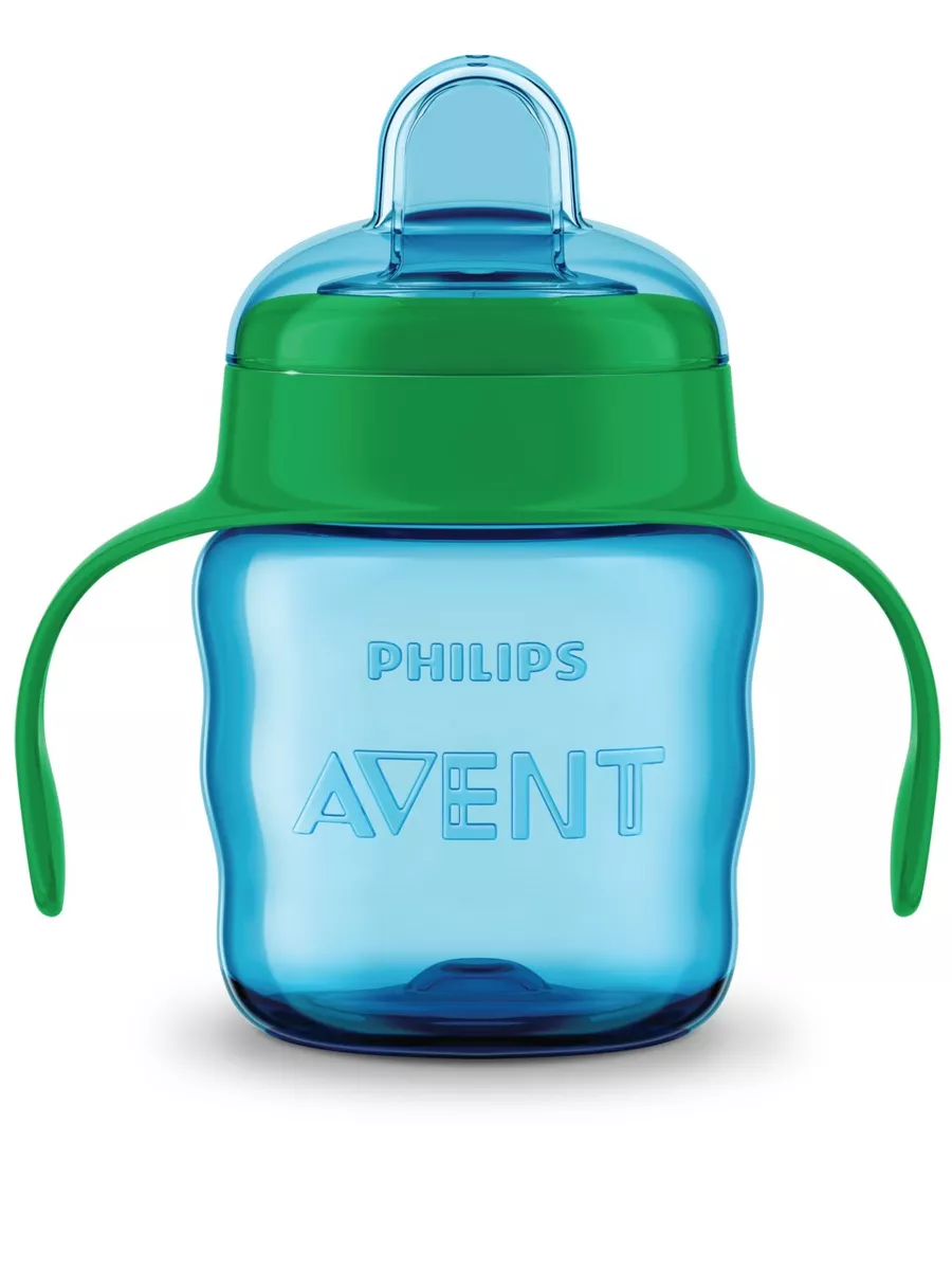 Philips AVENT Чашка с носиком и ручками SCF551/05 Comfort, зеленый