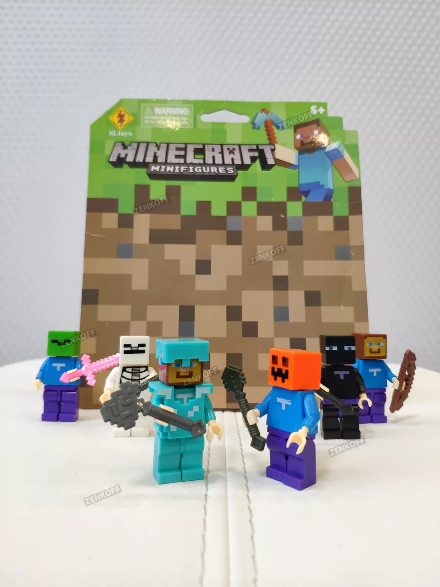 Фигурки игрушки лего майнкрафт конструктор Minecraft купить по цене 429 ₽ в  интернет-магазине Wildberries | 175046311