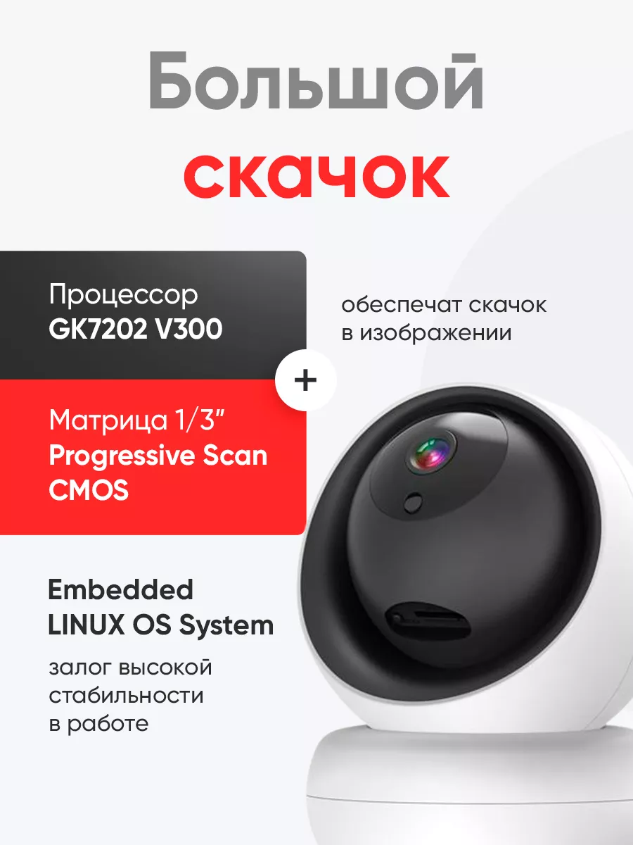 Wi-Fi камера видеонаблюдения Smart Home Robocam 3.0 Owler купить по цене 2  067 ₽ в интернет-магазине Wildberries | 175662527