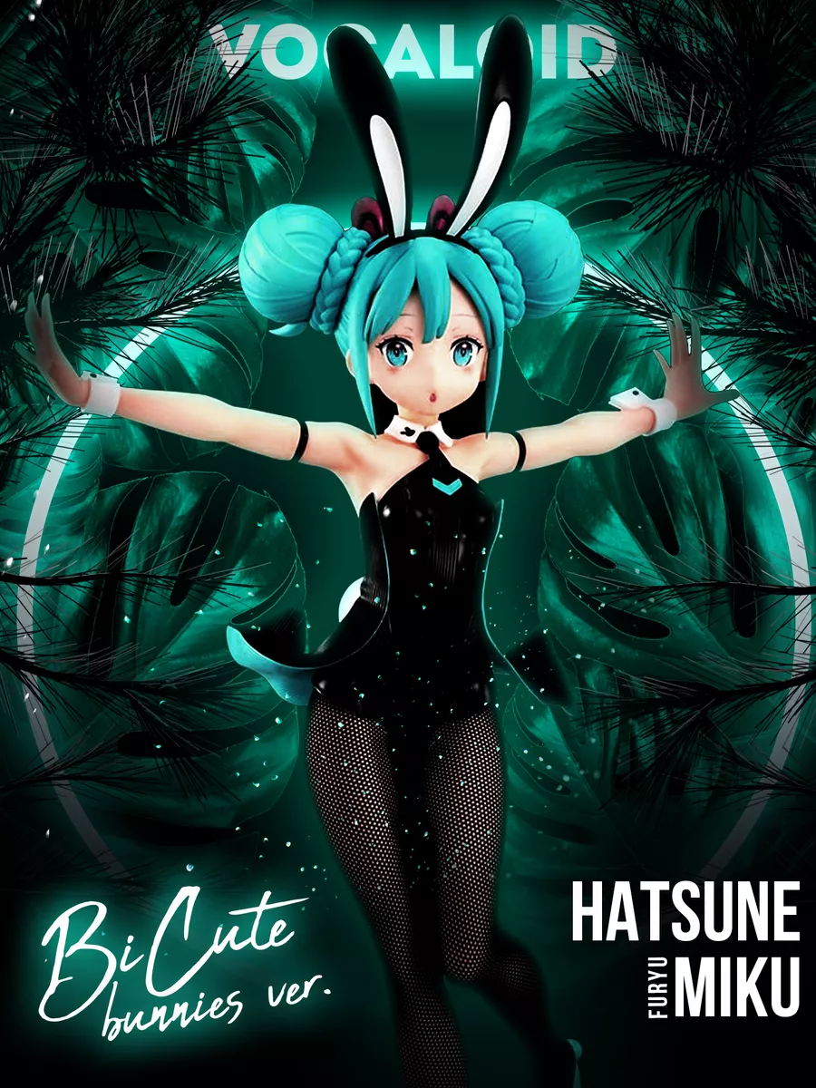 LAWE MY FIGURE Аниме фигурка BiCute Bunnies Hatsune Miku 30 см