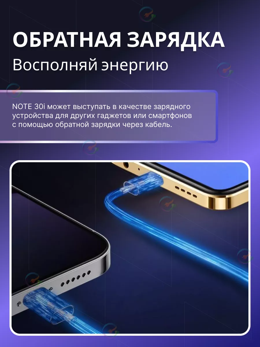 Смартфон NOTE 30i 8 256GB Helio G85 8 ядер Infinix купить по цене 13 225 ₽  в интернет-магазине Wildberries | 176093740