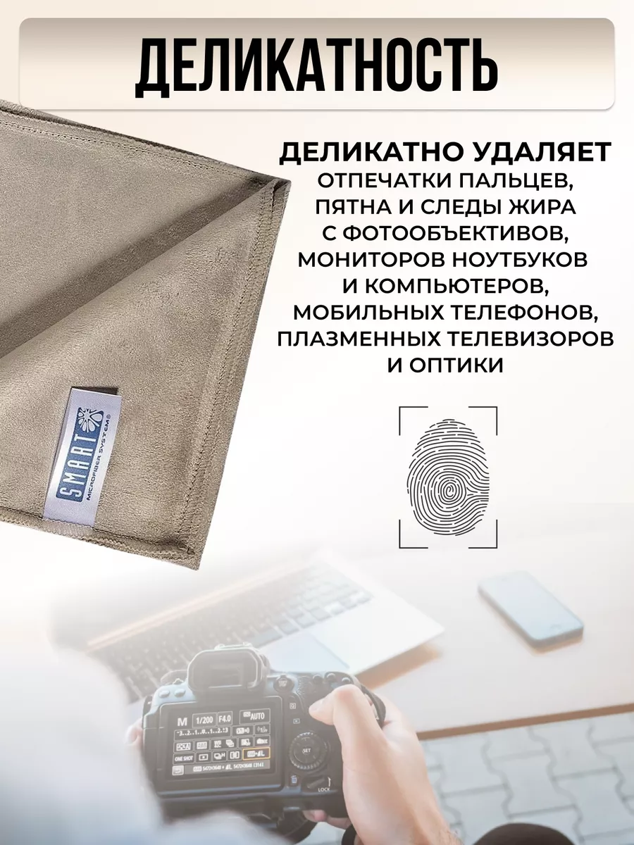 Smart Microfiber System Салфетка для монитора 32х31