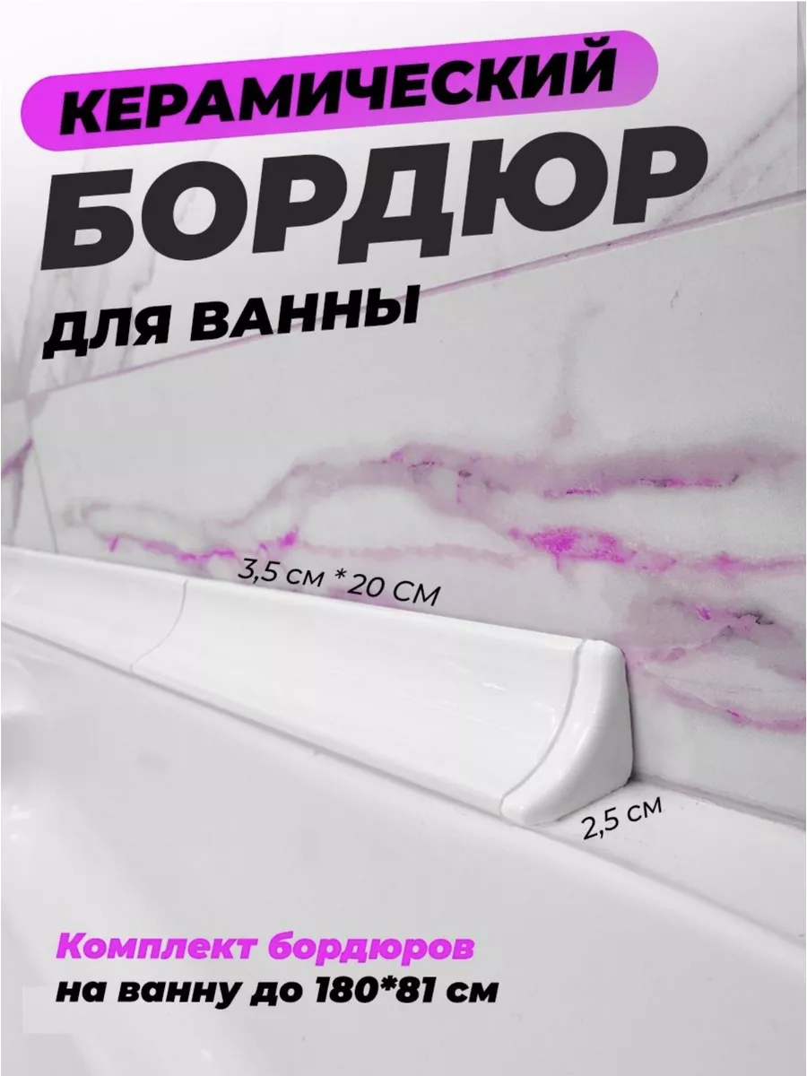 Бордюры для ванной