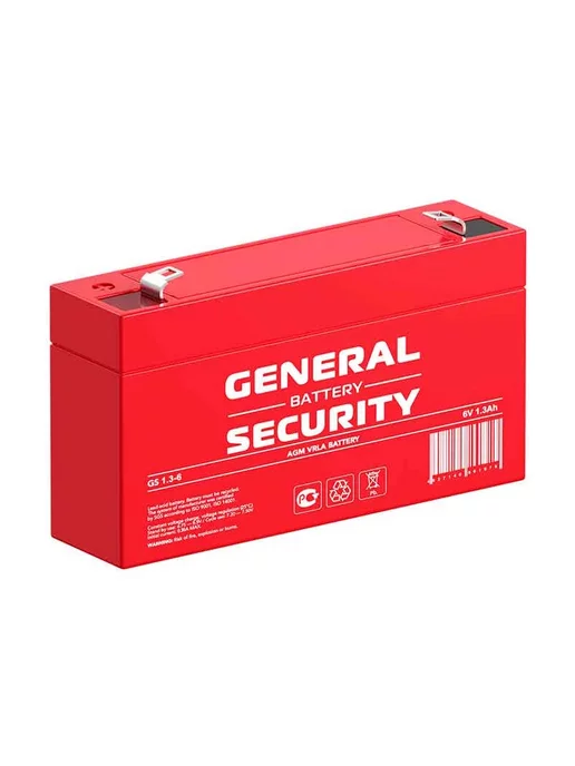 General Security Аккумуляторная батарея GS1.3-6