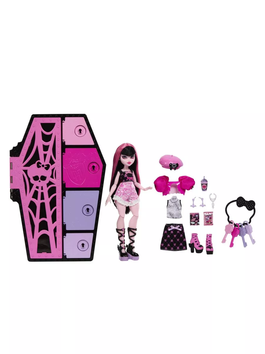 Обзор ОДЕЖДА для кукол Монстер Хай сумки (Monster high). Игра со зрителями Платье для куклы