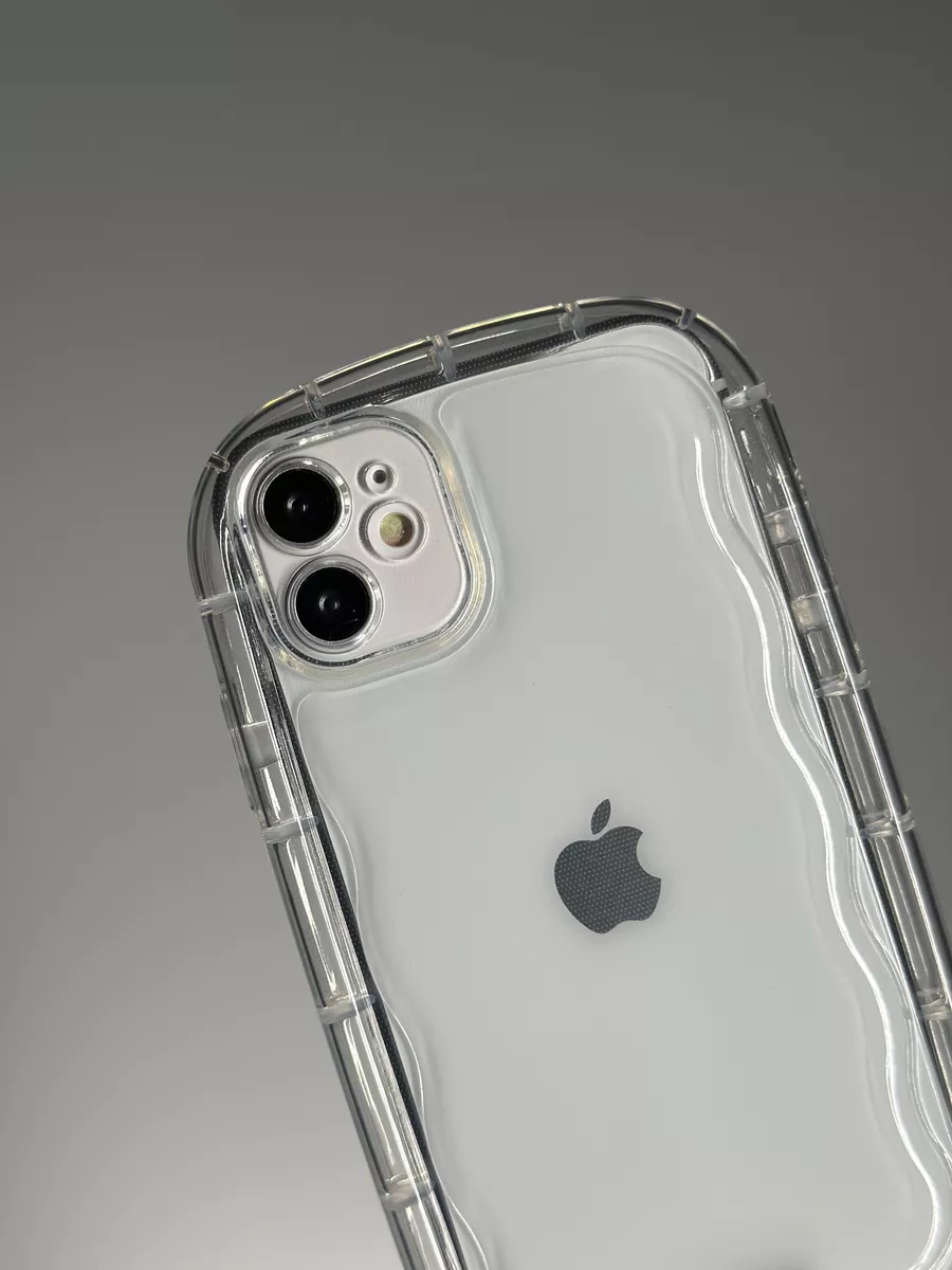 Чехол на на Iphone 11 объемный волнистый эстетичный DropCase купить по цене  375 ₽ в интернет-магазине Wildberries | 177589109