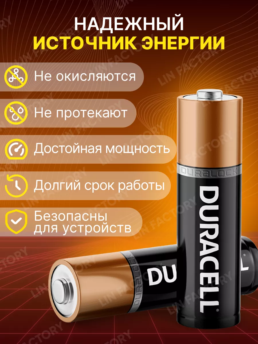 DURACELL Батарейки 2023 мизинчиковые ААА 12 шт комплект пальчиковые