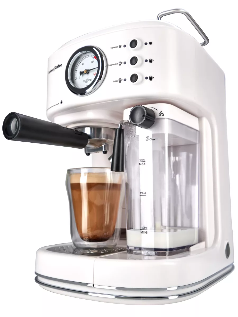 Кофеварка, кофемашина рожковая Coffee. Компрессоp 20 бар Linnberg купить по  цене 9 309 ₽ в интернет-магазине Wildberries | 178187728