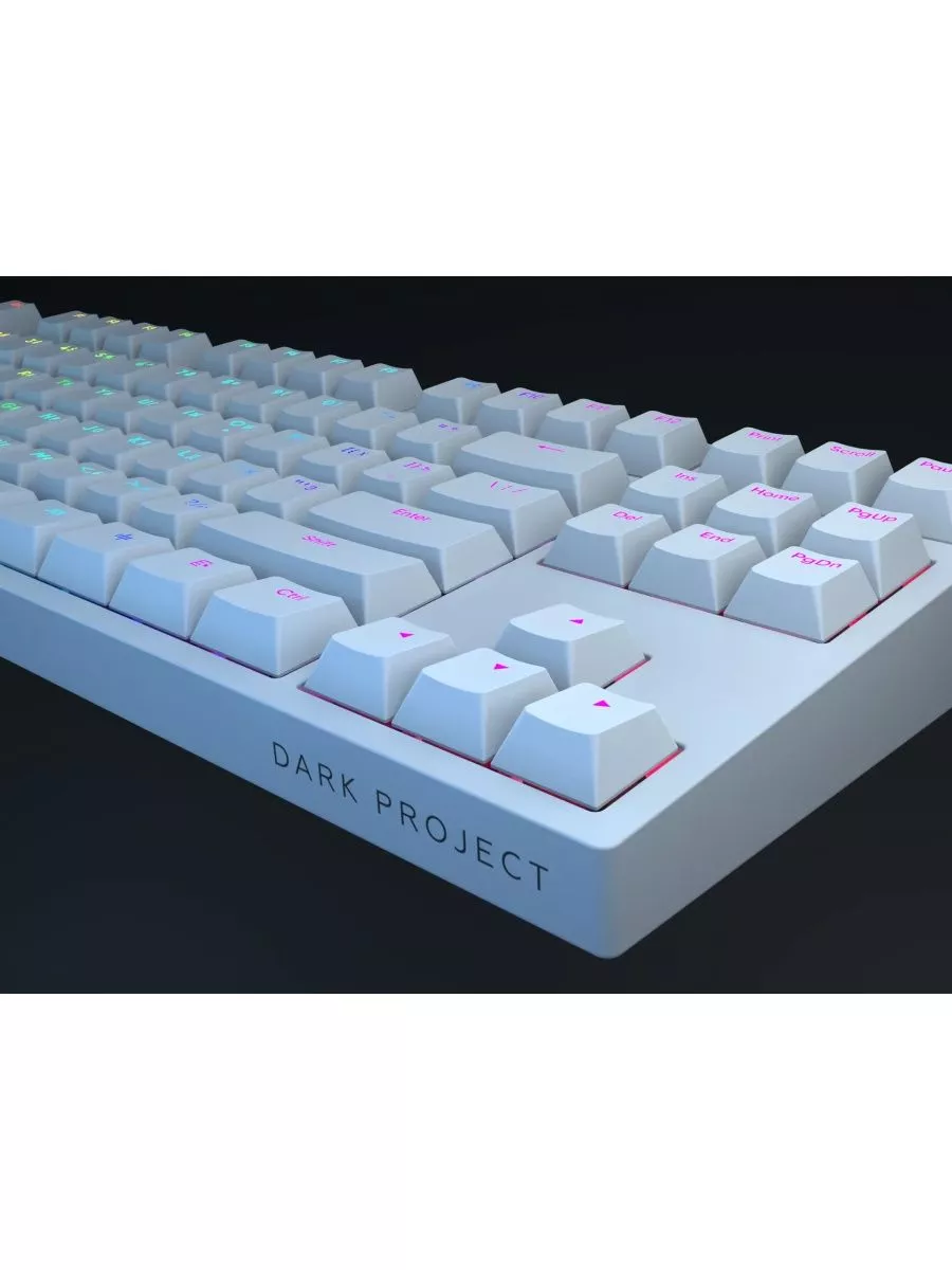 Dark project клавиатура белая