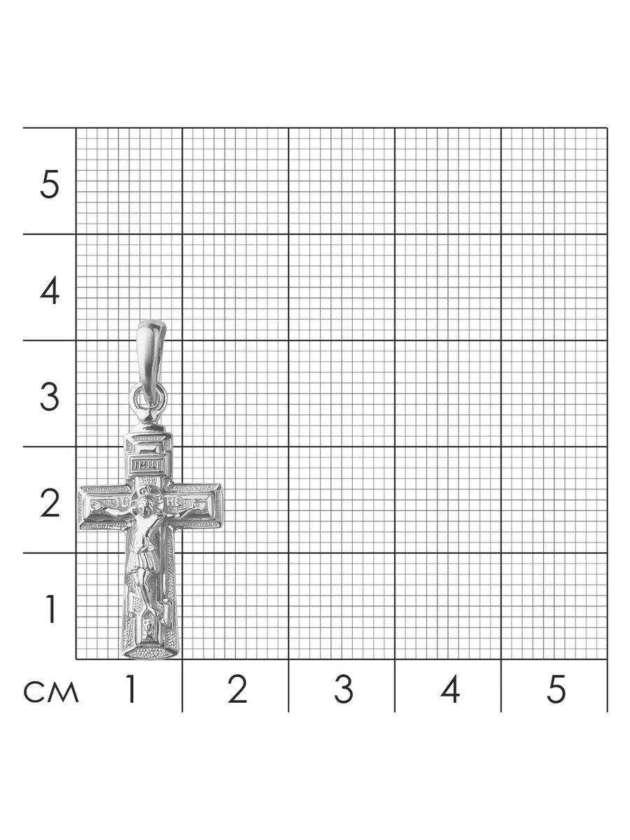 Крест из серебра Костромской ювелирный завод купить по цене 975 ₽ в  интернет-магазине Wildberries | 178284751