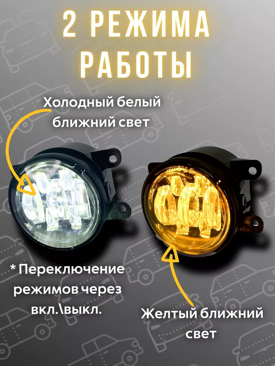 Светодиодные ПТФ 70W Веста